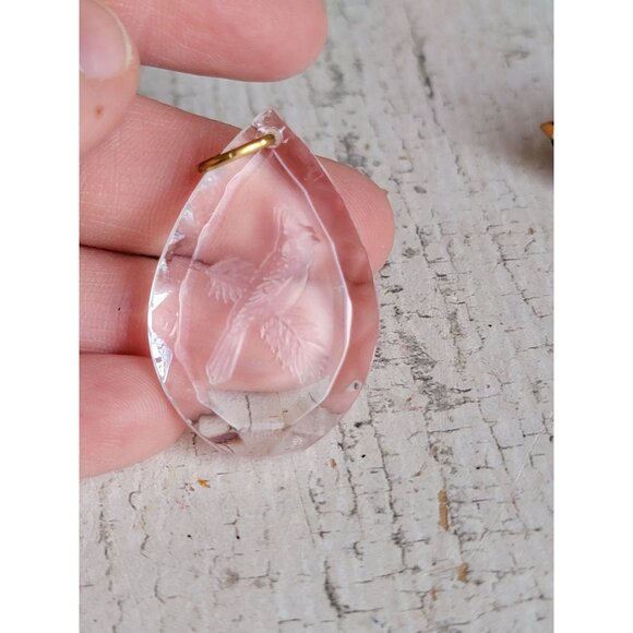 Hallmark holiday cardinal snuggle bird miniature ornament Xmas set dove - Picture 3 of 6